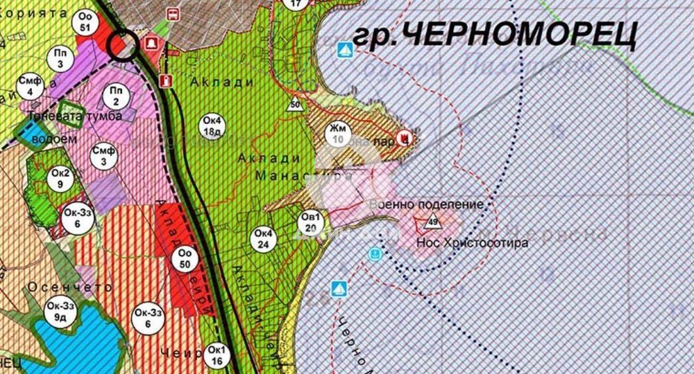 Продава се Парцел в Черноморец - 6686 кв.м за 44 €/кв.м - Снимка #2
