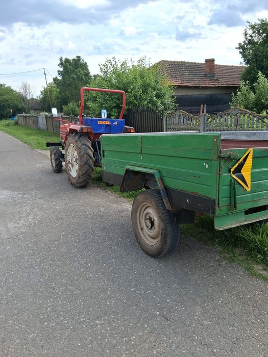 Tractor Shibaura D238 4x4 + remorcă | inversor | cauciucuri noi spate