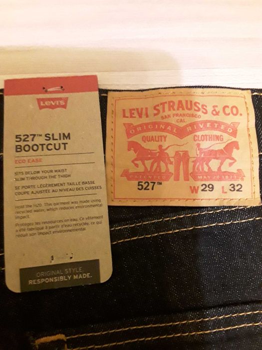 Blugi Levi's 527™ Slim Bootcut,bleumarin,noi