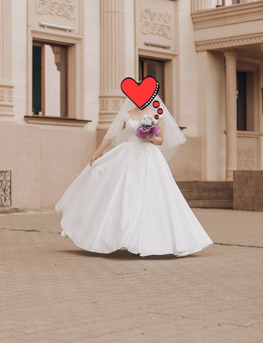 Свадебное платье за 9 тыс тенге