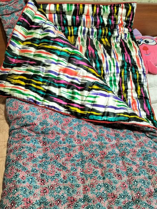 Новые курпача (стёганое одеяло), подушки 2 шт.