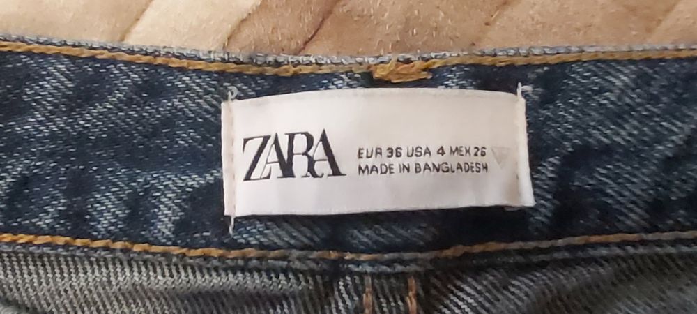 Дамски дънки Зара/Zara широк крачол