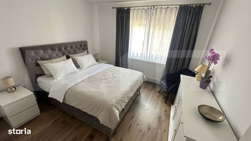Apartament spatios cu 4 camere, decomandat, complet mobilat si renova