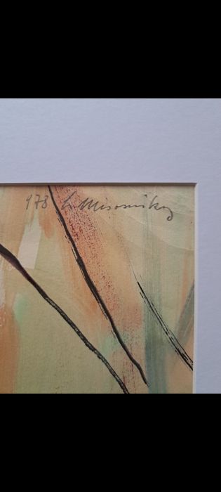 Acuarelă," Fără titlu", Leon Mișosniky.