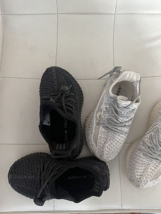 Yeezy детски маратонки сиво бели