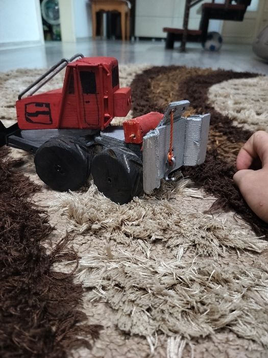 Taf lemn făcut manual acasa