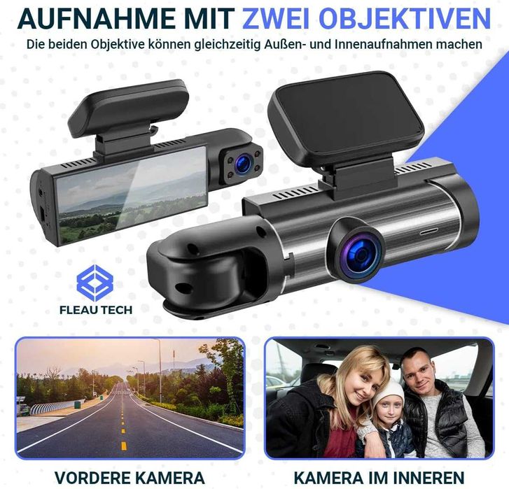 Видео регистратор за кола  Fleau Tech Dash Cam