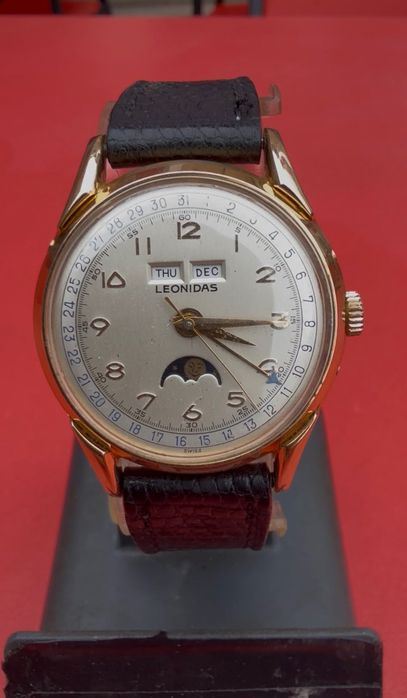 Leonidas Triple Date Moonphase. Servisat