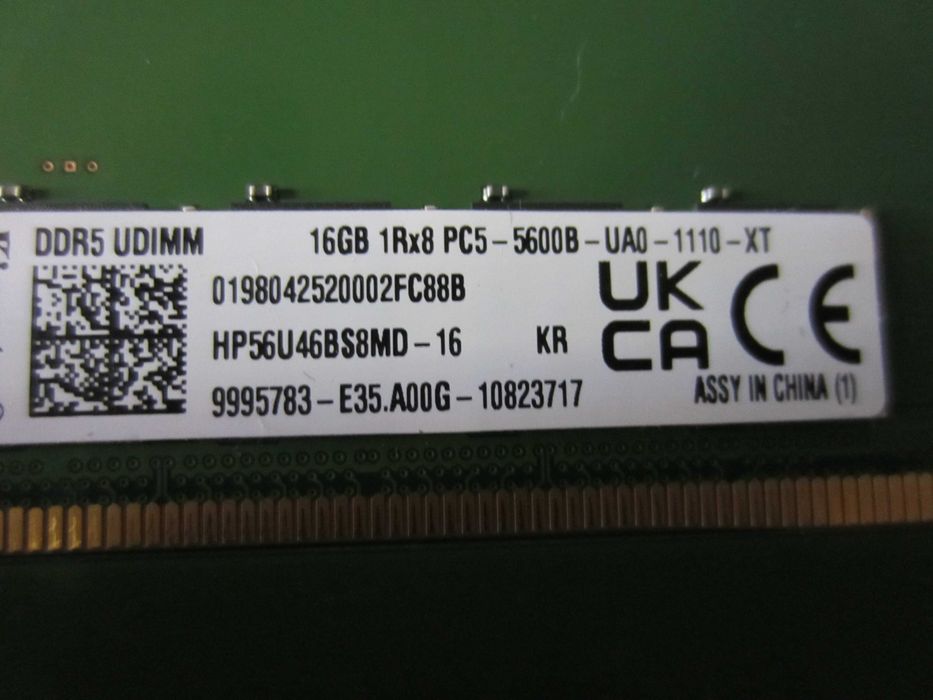 Памет 32GB 5600  DDR5  за десктоп KINGSTON кит 2 x 16GB