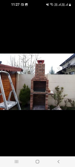 Gratar din caramida ,rustic dar util