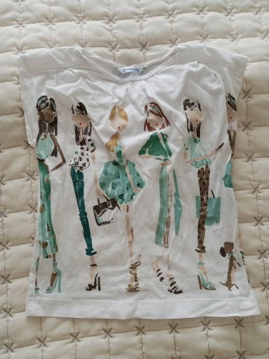 Лот от тениски Mayoral и черен панталон 6 години