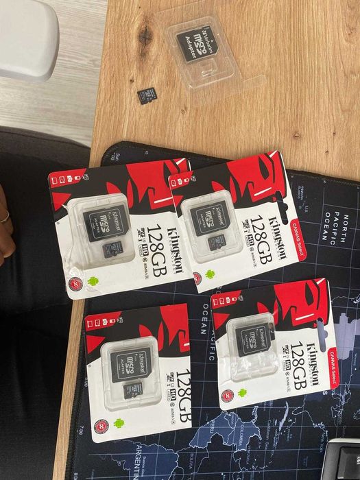 5 Carduri Micro SD 128Gb Kingston