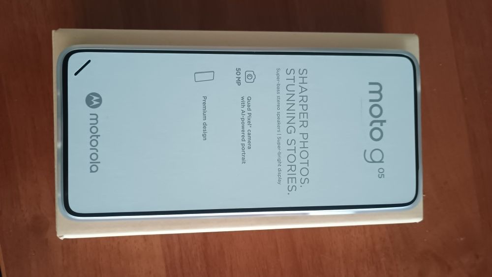 Мобилен телефон Motorola moto g05, две SIM карти, 64GB, 4GB RAM, 5200