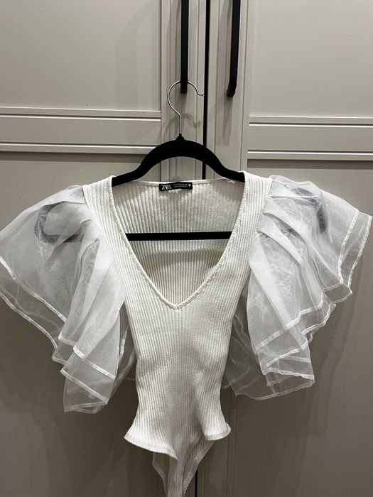 Бял Зара потник/боди