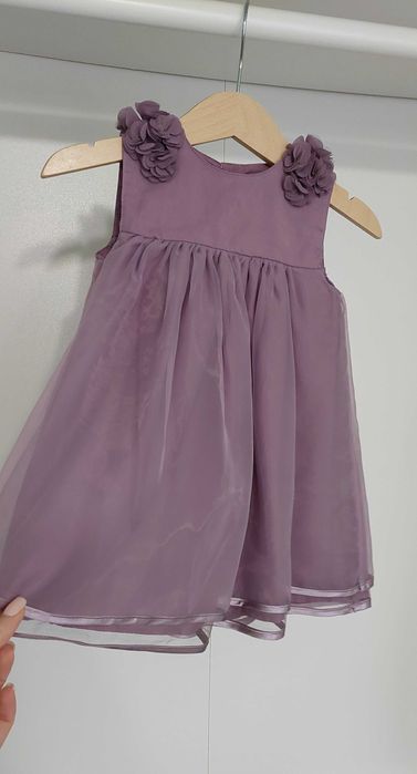 Официална рокля в лилаво 9-12 месеца Mamas and Papas