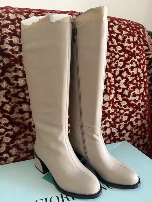 Cizme de piele naturala Fiore Fino