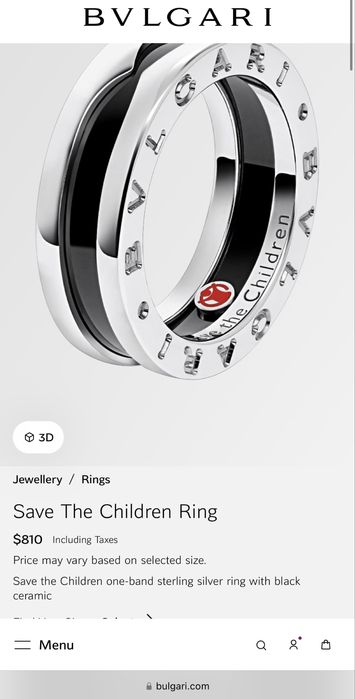 Кольцо Bvlgari ОРИГИНАЛ