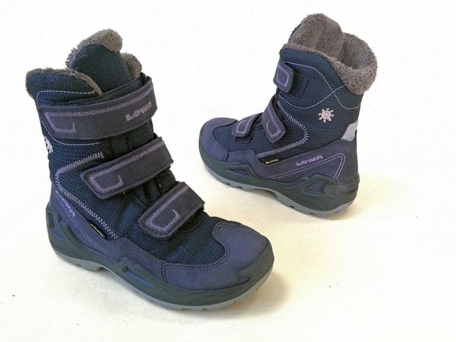 Bocanci copii  29 30 Lowa Goretex  ghete munte Moonboot imblaniti