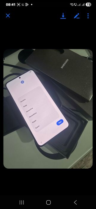 Samsung S25 12/128 GB liber retea 100% baterie  că nou