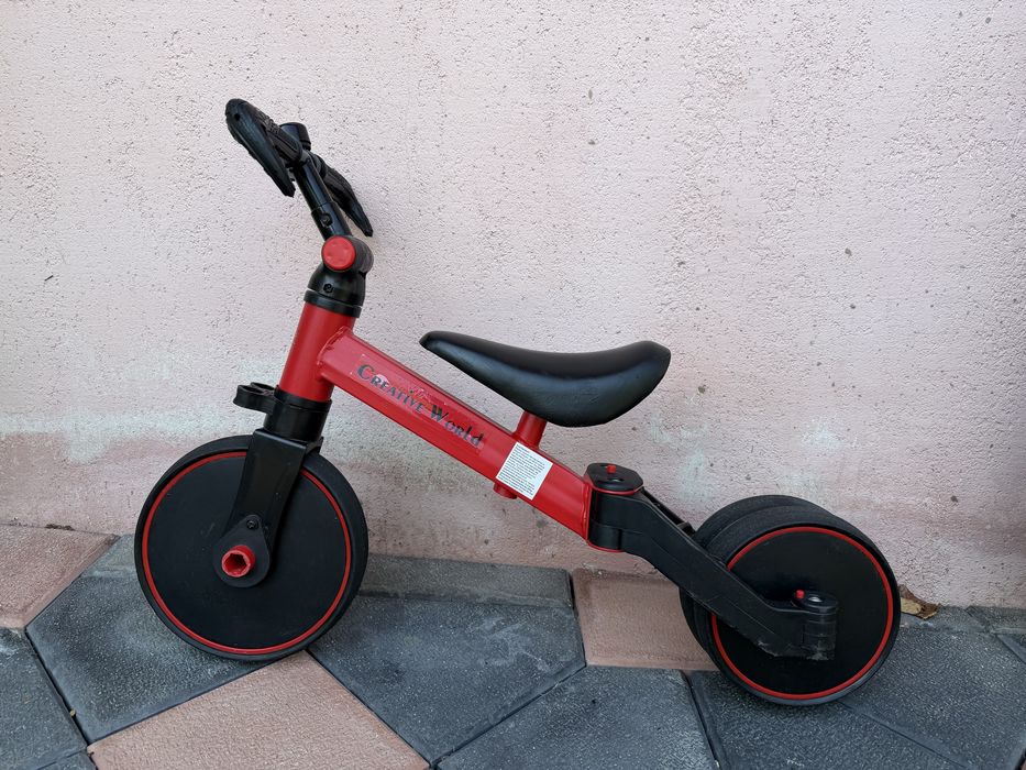 Tricicleta transformabila 3 in 1 bicicleta 1-3 ani