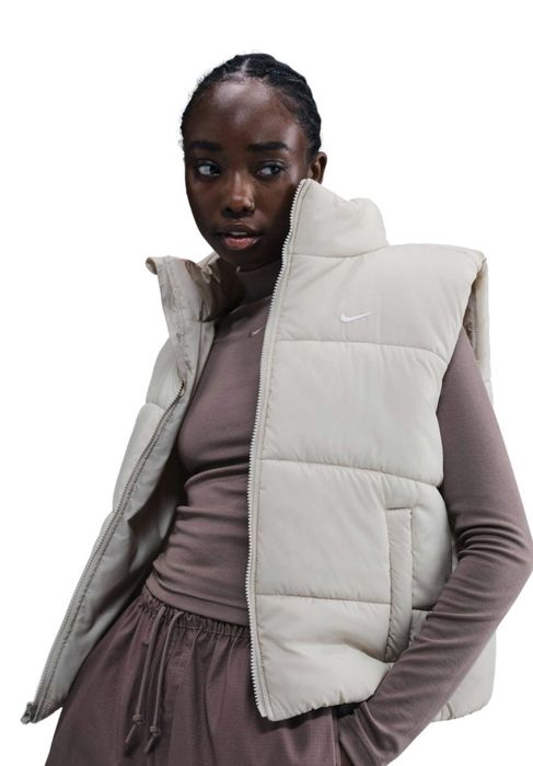 Дамски елек Nike FZ5922-072 NSW TF SYNFL NK CLSC VEST бежов