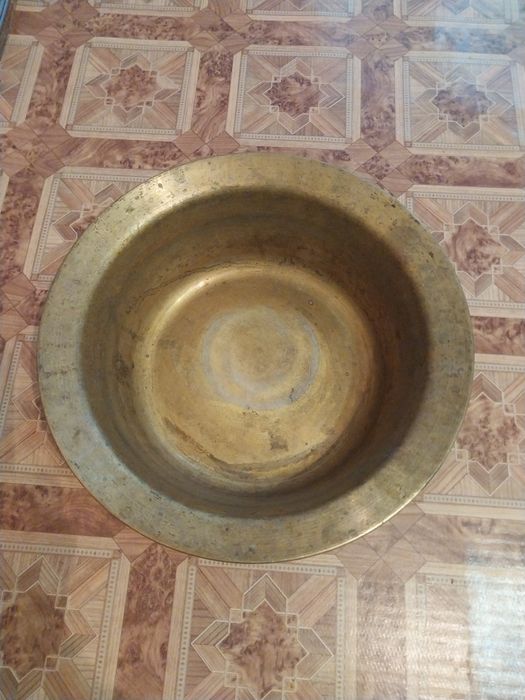 Советский латунный таз.