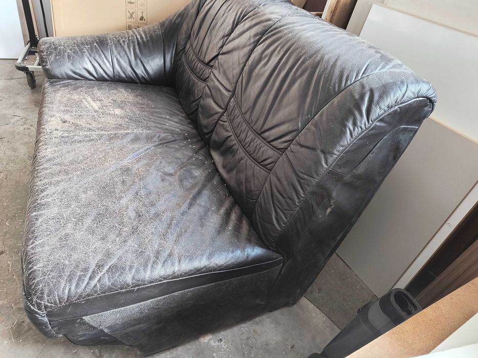 Кожен диван естествена кожа