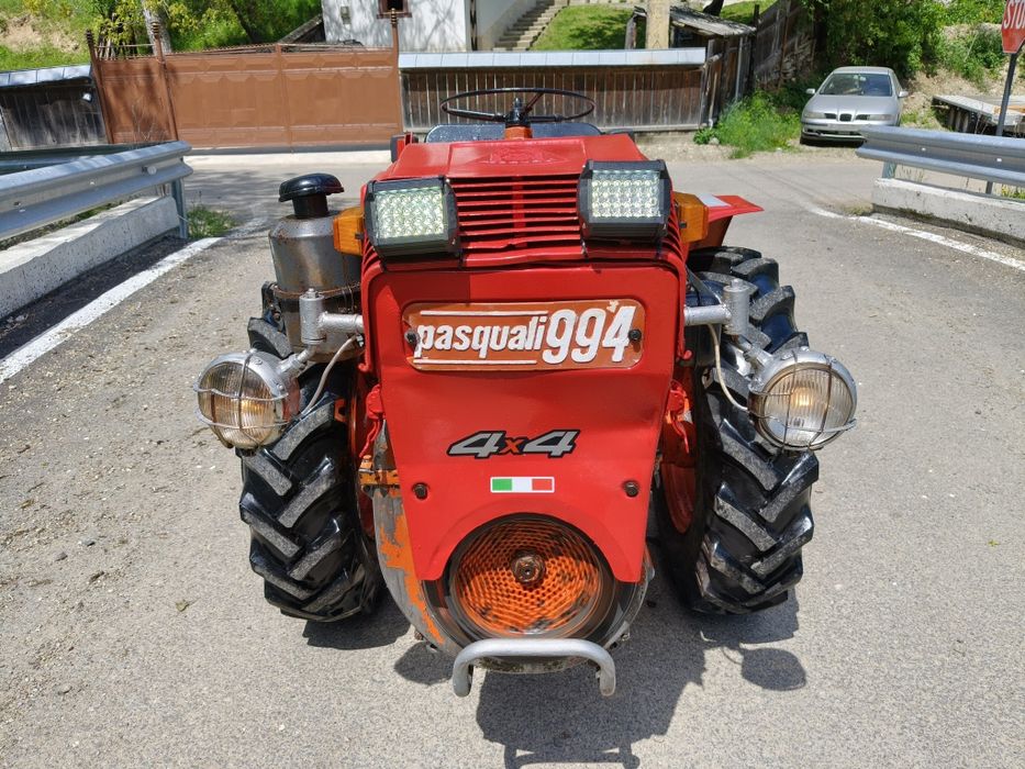 Tractoraș Pasquali 4x4 articulat 30 cai