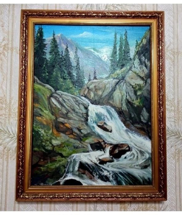 Картина, холст, масло 45х57