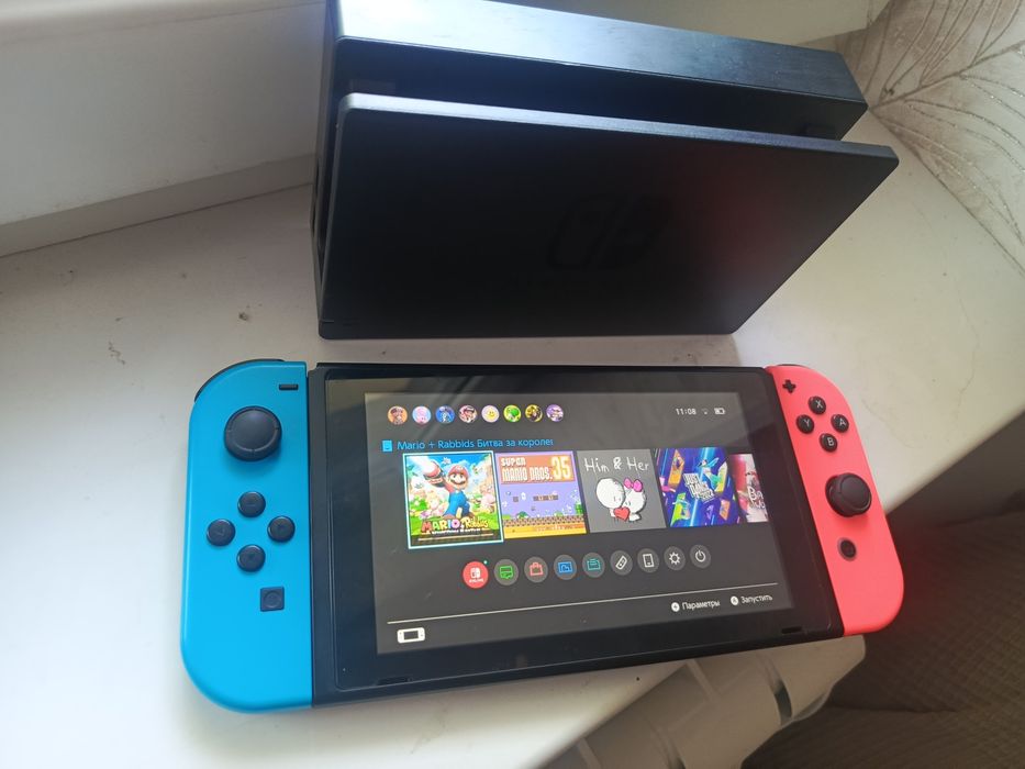 Nintendo switch v2 в идеальном состоянии