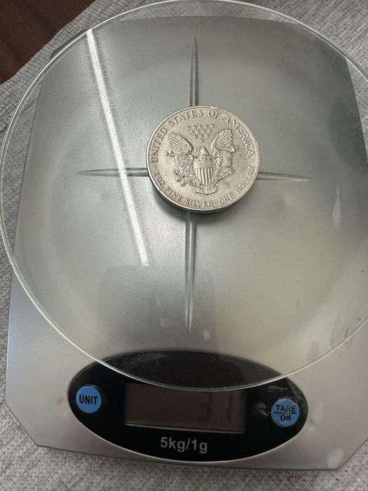 Argint masiv 999 united states 1991