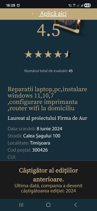 Reparații laptop, calculatoare,curățare,upgrade ,instalare windows  11