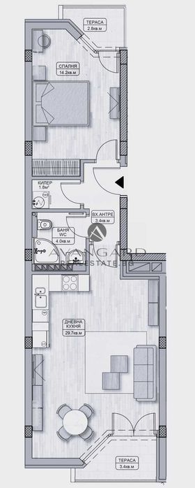 оф.21853 Двустаен Алати