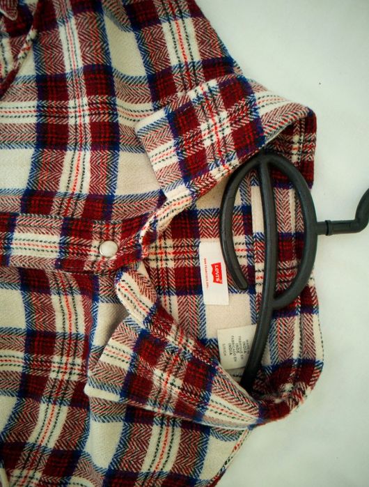 Риза Levi's червено бяла
