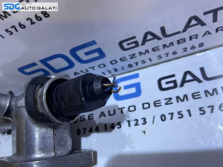 Suport Carcasa Termostat Flansa Senzor Temperatura Apa VW Bora 1.9 TDI AHF ALH AGR AJM AUY ATD ARL ASV AXR 1999 - 2005 Cod 038121133A [S0224]