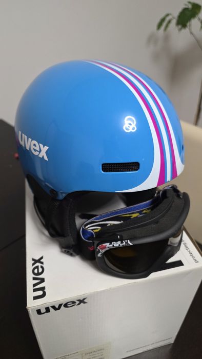 Casca ski copii Uvex 48 -52 & ochelari ski