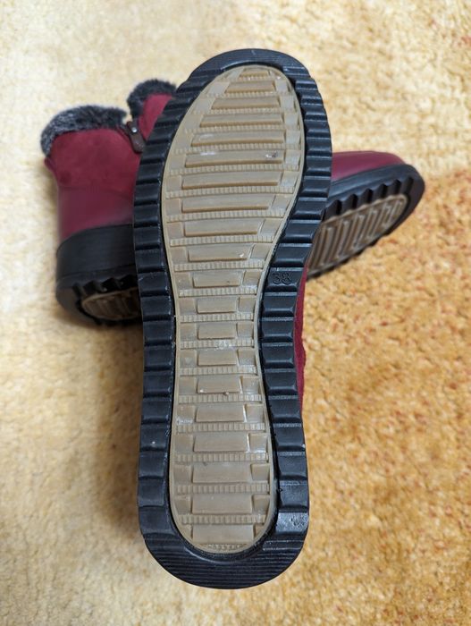 Cizme dama de iarna, piele intoarsa, 38