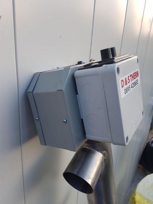 Шнек за пелети с управление