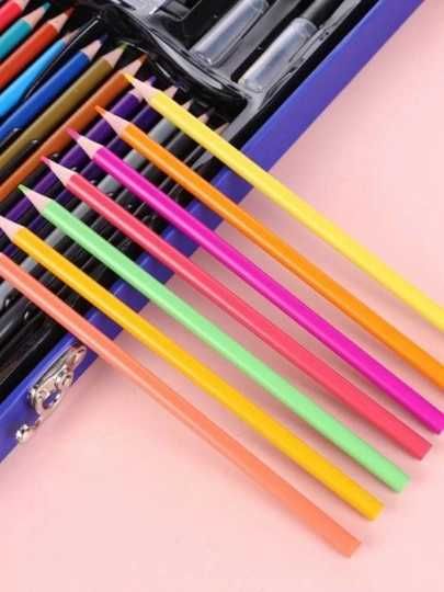 Художественный набор карандашей,красок в кейсе