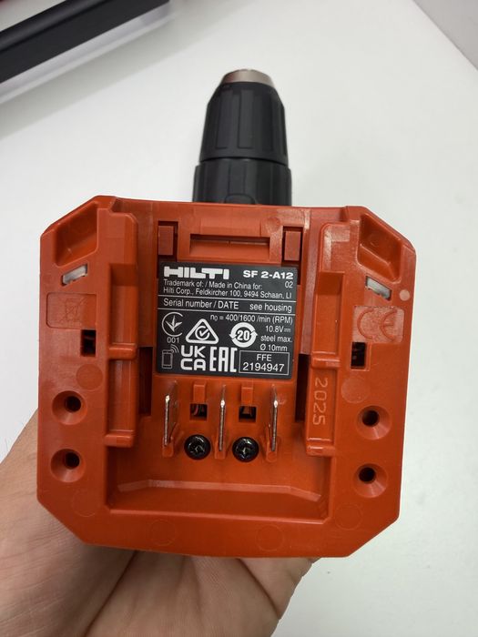 Set 2× Șurubelniță / Mașină de înșurubat HILTI SF 2-A12 – 12V Noi