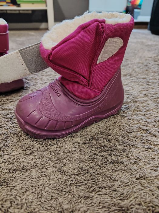 Ghete fetiță iarna Quechua waterproof marimea 20/21