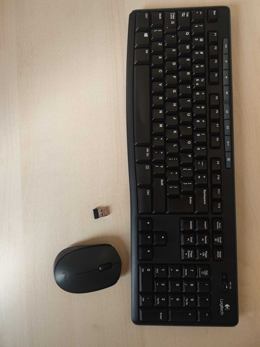Set tastatură K270 + mouse M170 wireless Logitech, single receiver, receiver inclus.
