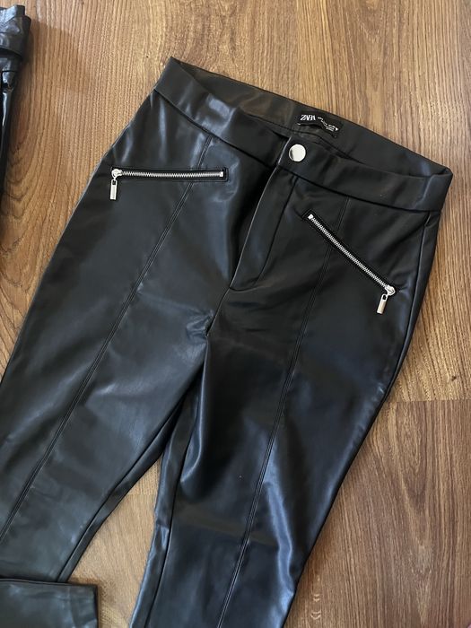 Кожени елегантни панталони ZARA и Access