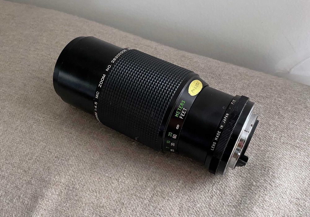 Obiectiv teleobiectiv Vivitar 80-200mm f4.5 MC montura Pentax colectie