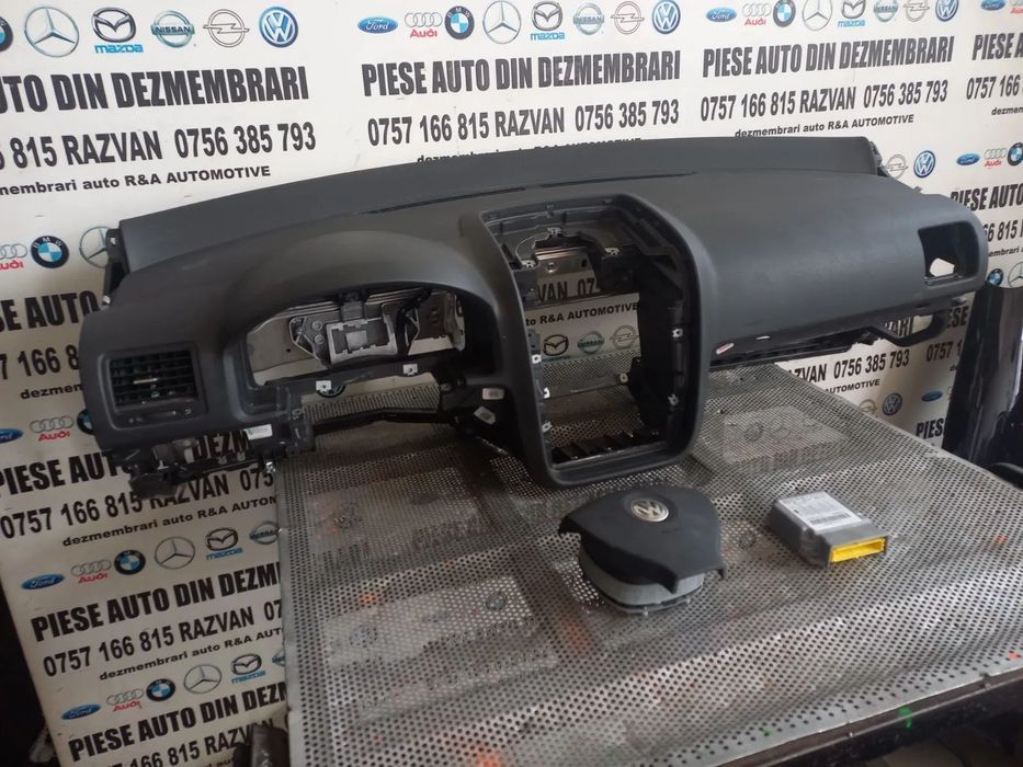 Plansa Bord Kit Airbag Vw Golf 5 Combi Break Variant Jetta Volan Stanga Europa Motor 1.4 Tsi CAX Cu