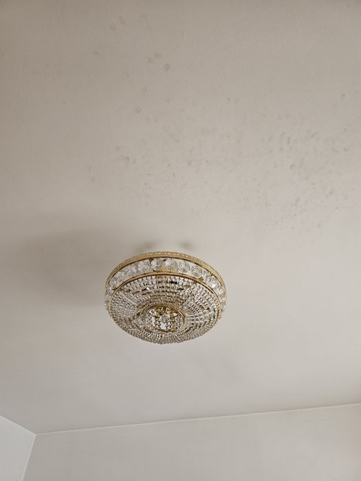 2 люстры Чешский хрусталь