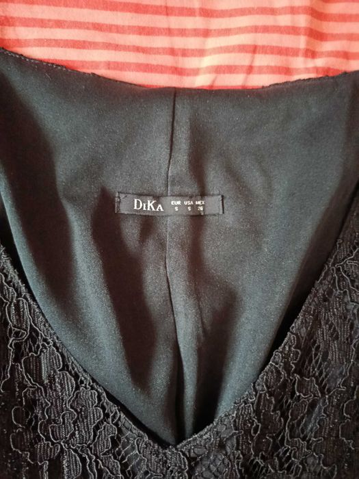 Черна официална рокля Dika