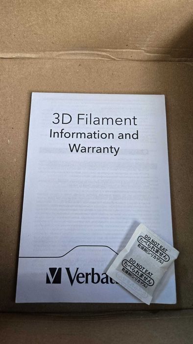 Filament Imprimantă 3D Verbatim BVOH 2.85mm 500g - Nou