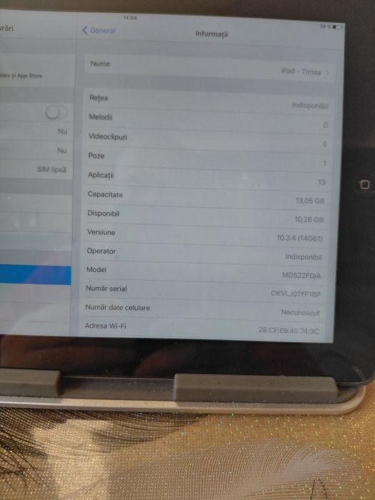 Vind i pad apple generația 4 cu cartelă