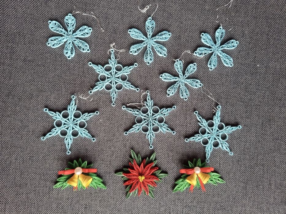 Коледен квилинг,коледна украса,подаръци